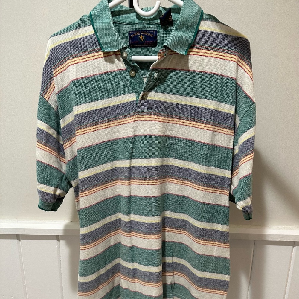 Classic Striped Polo